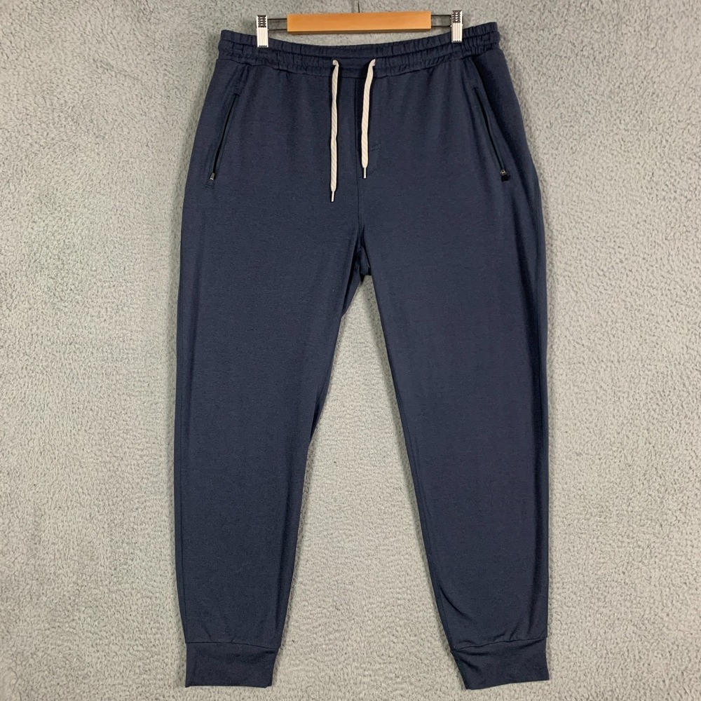 Vuori Ponto Jogger Pant Mens XXL 2XL Navy Dreamknit Stretch Athletic Slim Fit